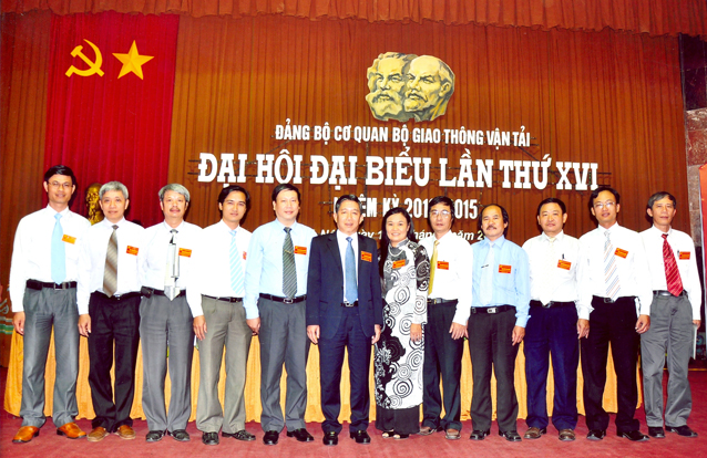 ĐẠI HỘI ĐẠI BIỂU ĐẢNG BỘ CƠ QUAN BỘ GTVT LẦN THỨ XVI, NHIỆM KỲ 2010-2015